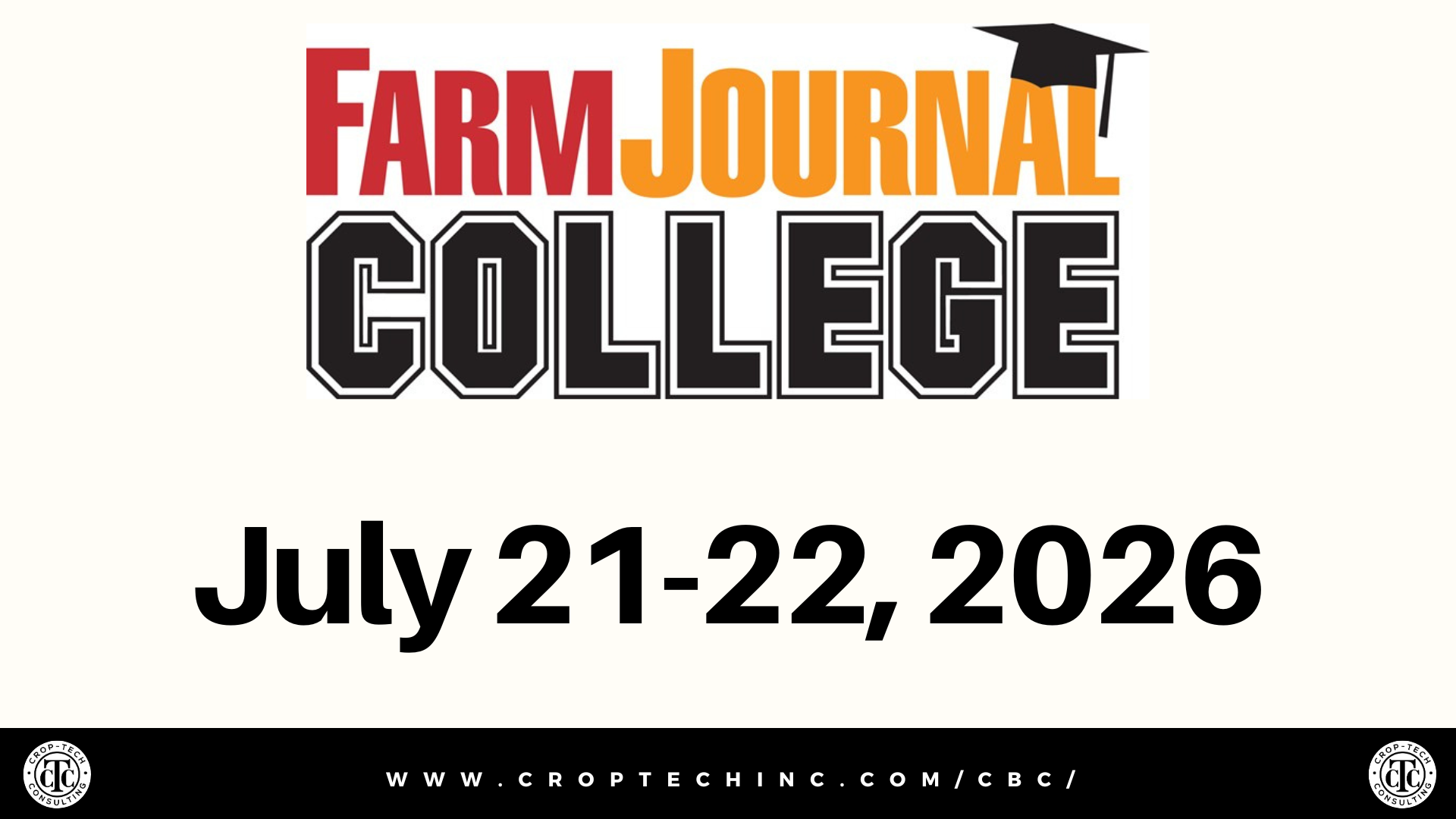 Farm Journal Corn and Soybean College 2026